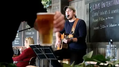 Nathan Gabriel at Ball Court Hotel Sunbury