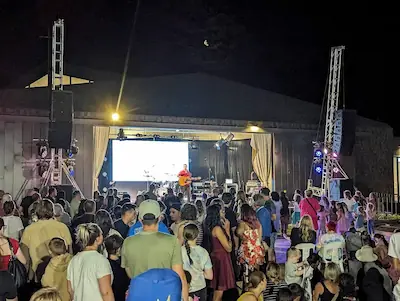 Nathan Gabriel at Sunbury Sunfest 2024